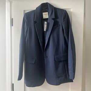 Abercrombie & Fitch Women’s Blazer - Navy Blue